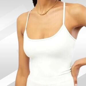2/$50 WeWoreWhat Optic White Sport Cami Size S | Minimalist Activewear Top